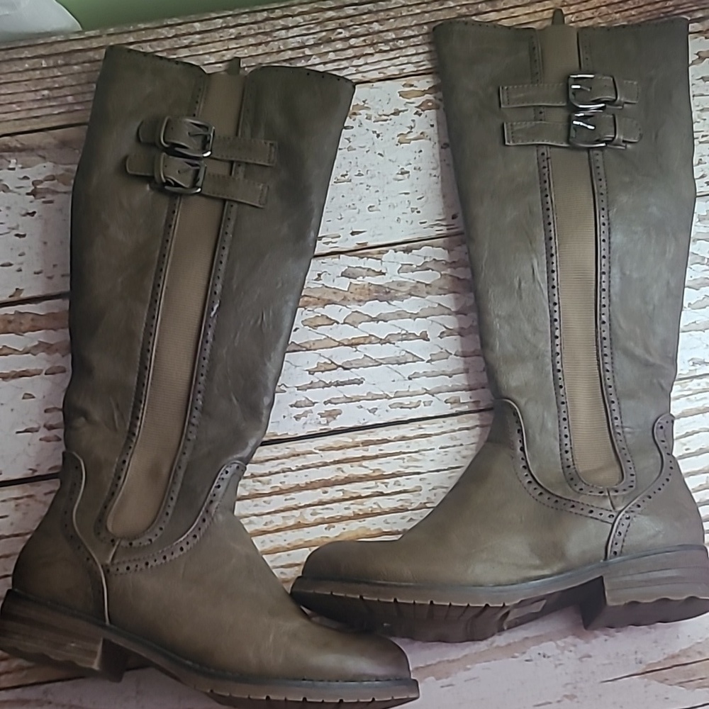 Patrizia sz 36 brown riding boots US sz 6